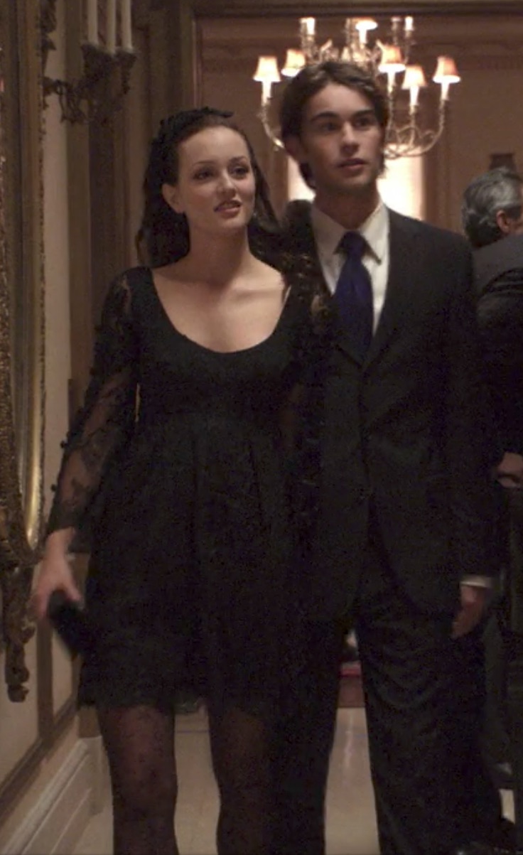 Blair waldorf black store dress