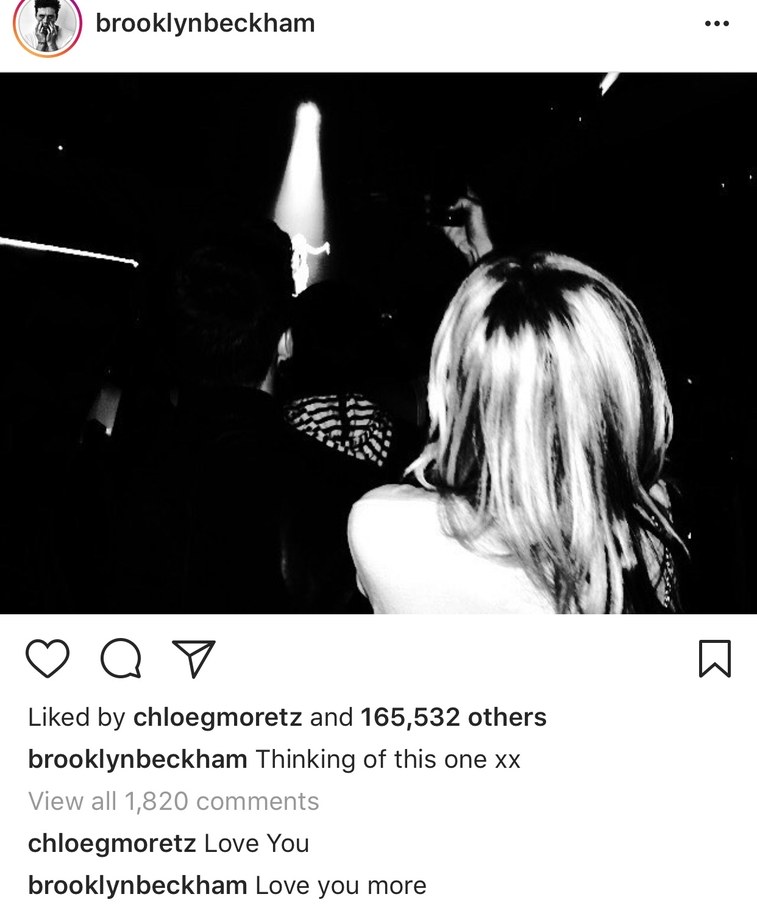 Brooklyn Beckham's sparks rumours he's reconciled with ex-girlfriend Chloe  Moretz after posting this cryptic picture on Instagram and spotting her  comment