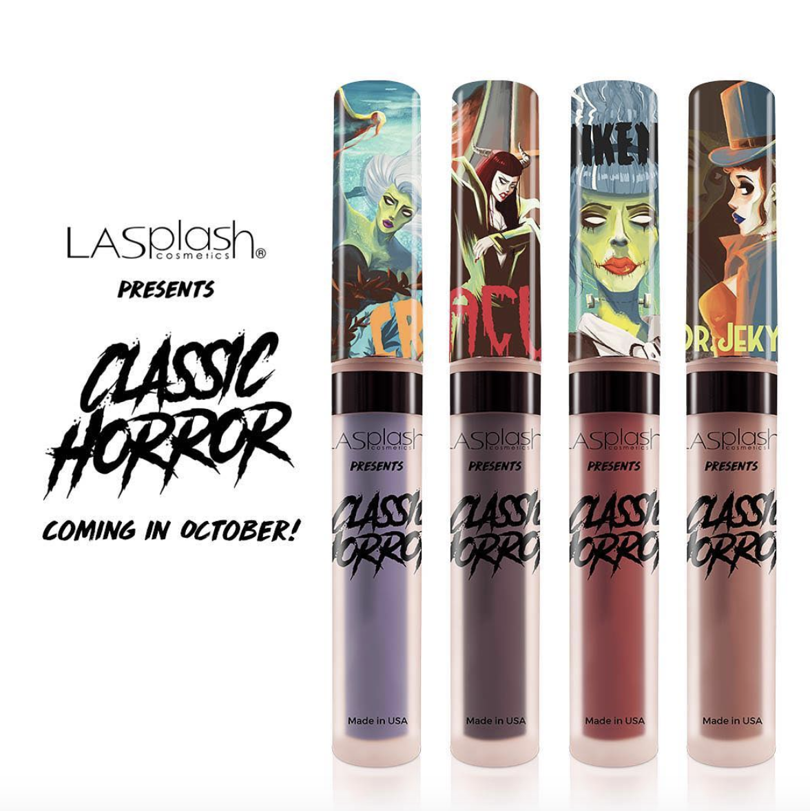 Oh my goth: This lipstick collection is inspired by classic horror movies,  and it launches soon - HelloGigglesHelloGiggles