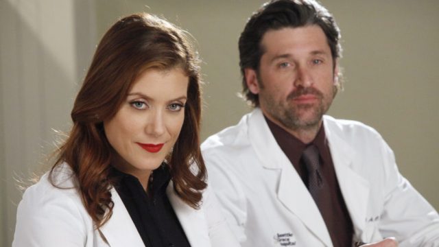 Image of Kate Walsh and Patrick Dempsey in "Grey's Anatomy"