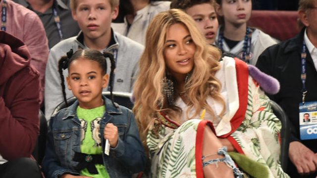 Blue Ivy attends the 66th NBA All-Star Game at Smoothie King Center on February 19, 2017 in New Orleans, Louisiana.