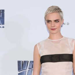 Picture of Cara Delevingne White Dress