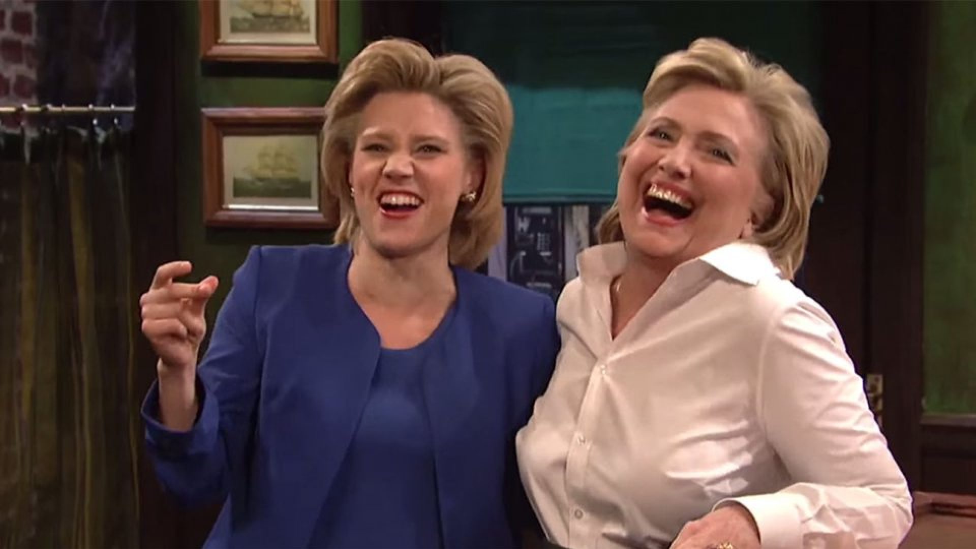 Kate McKinnon loves impersonating Hillary Clinton on “SNL” for this