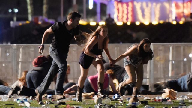 Image from the Las Vegas shooting
