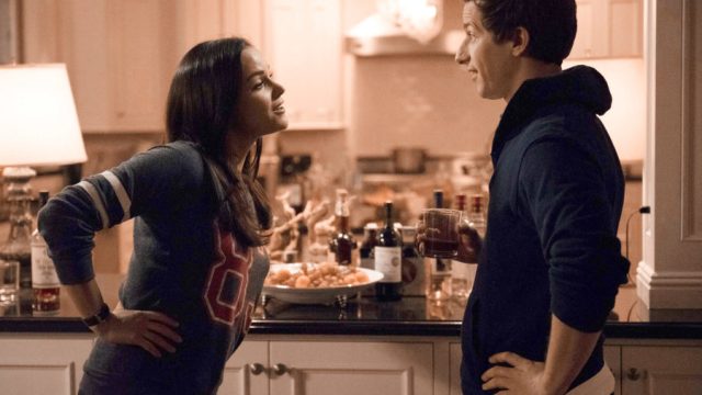 Jake and Amy fighting Brooklyn Nine Nine
