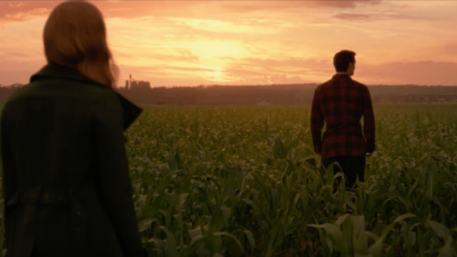 Lois Lane and Clark Kent in trailer for Justice League
