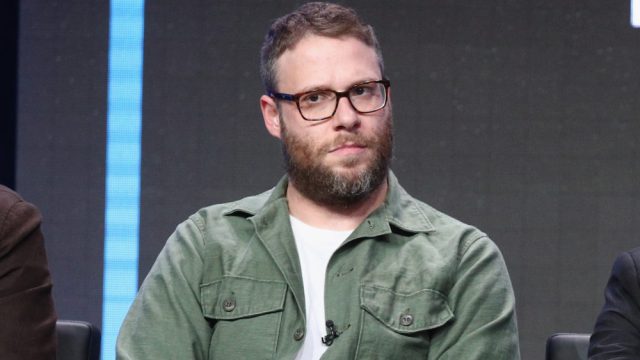 xecutive producer/director Seth Rogan, producer Josh Hutcherson and Eliza Coupe of 'Future Man' speak onstage during the Hulu portion of the 2017 Summer Television Critics Association Press Tour a