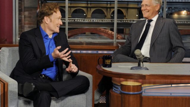 Picture of Conan on Letterman