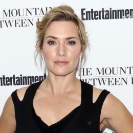 Picture of Kate Winslet Black Dress