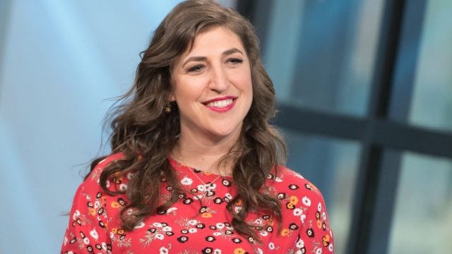 Picture of Mayim Bialik Red Dress