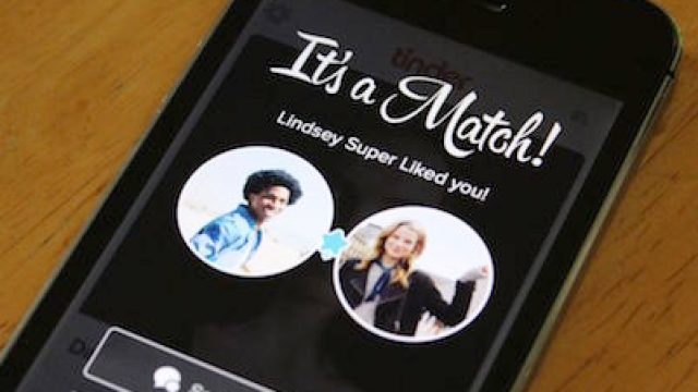 A Tinder match.