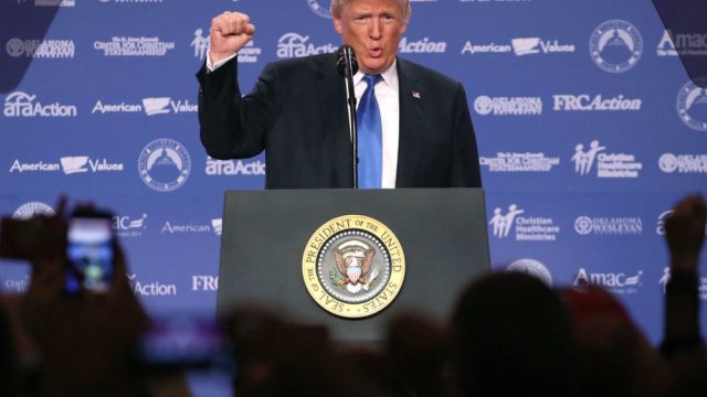 President Trump at the Value Voters Summit