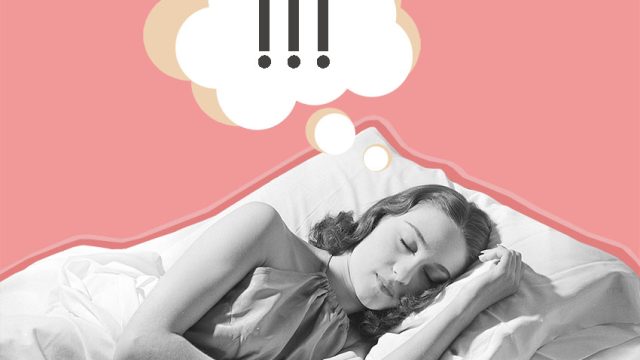 Woman dreaming.