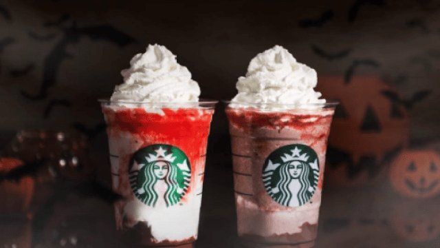 Image of Starbucks' Vampire Frappuccino