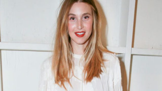 Whitney Port attends the Fossil x The Amber Interiors Launch Dinner at Lombardi House on October 4, 2017 in Los Angeles, California.