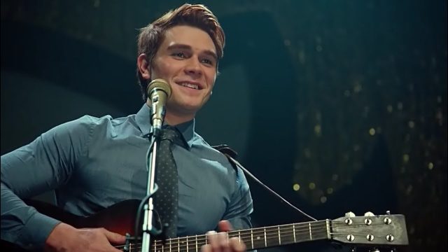 KJ Apa plays the guitar as Archie on "Riverdale"