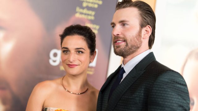 Chris Evans and Jenny Slate