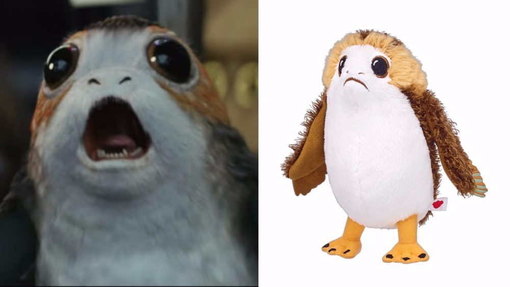 Porg peluche online