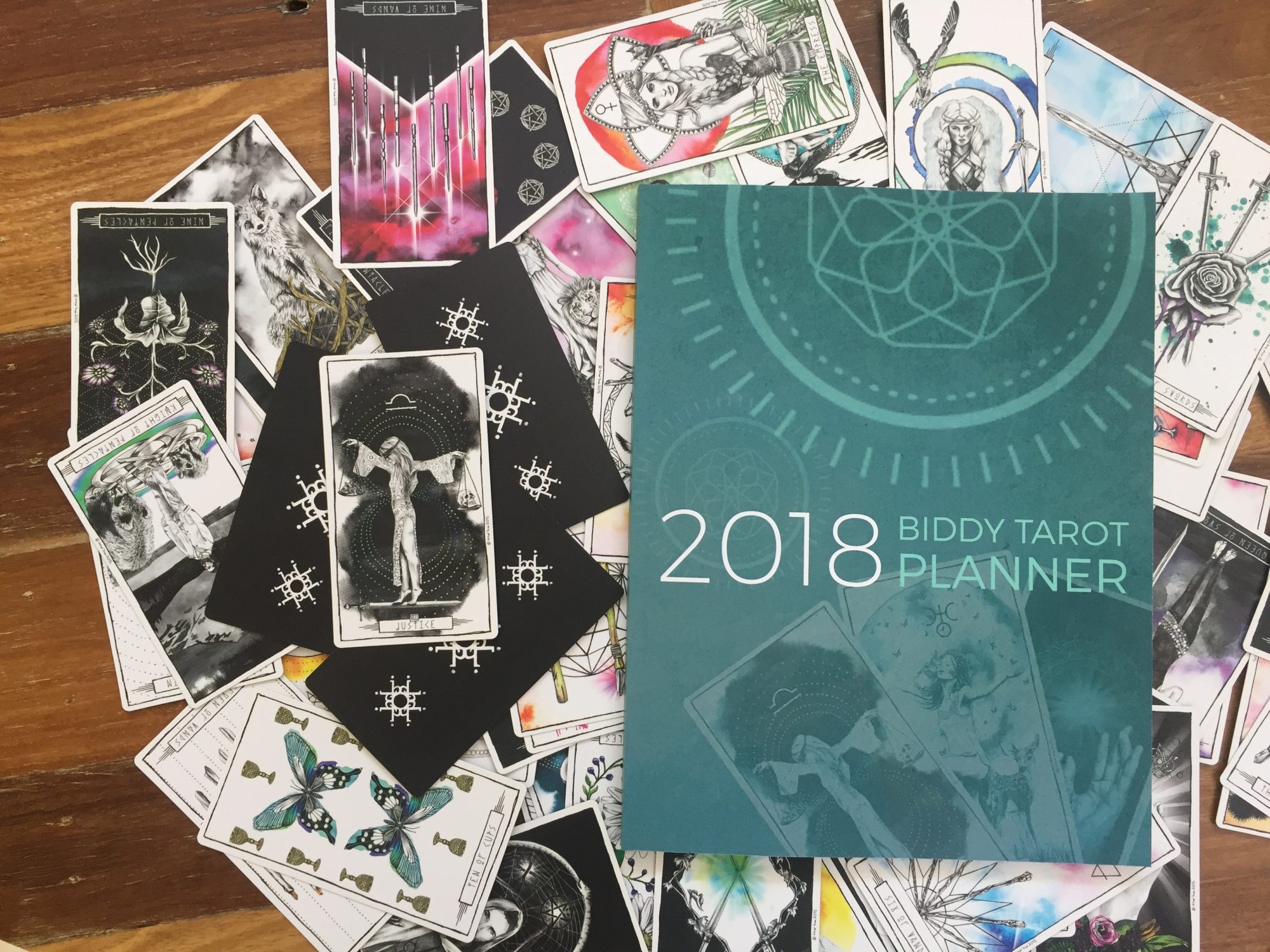 The Biddy Tarot Planner will help with your 2018 daily spiritual