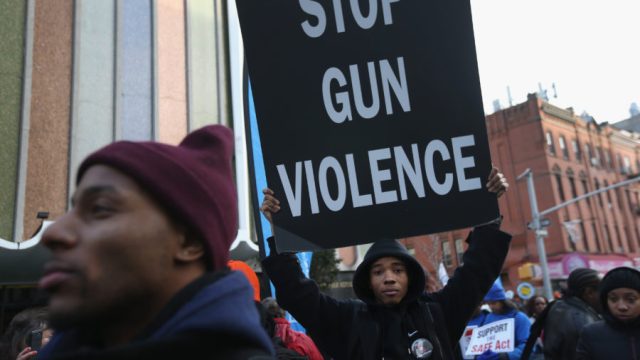 Gun violence protest