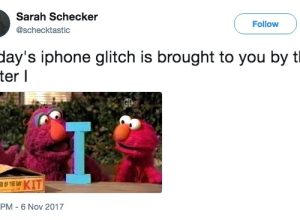 iPhone glitch texts