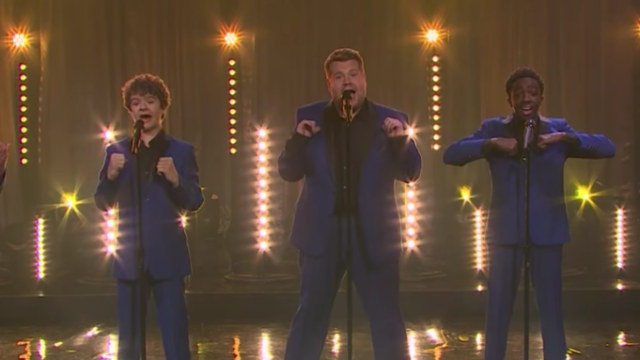 stranger things james corden