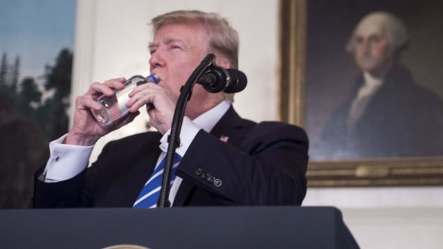 Donald Trump water bottle