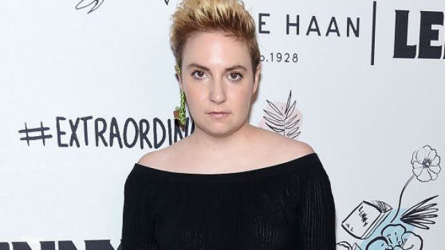Picture of Lena Dunham Black Dress