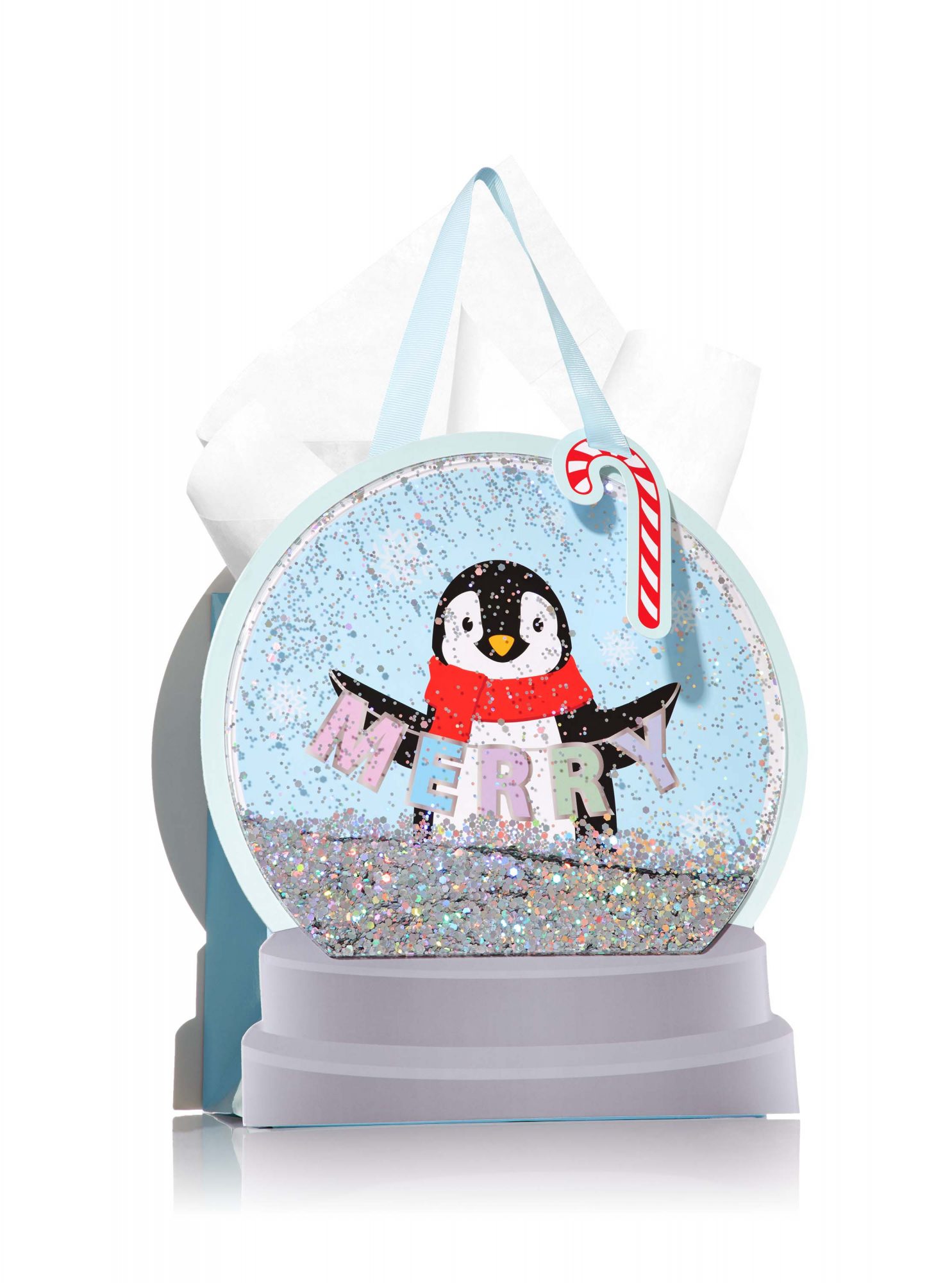 bath and body works penguin bag