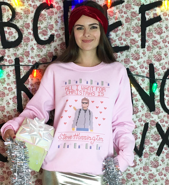 Stranger things store ugly sweater