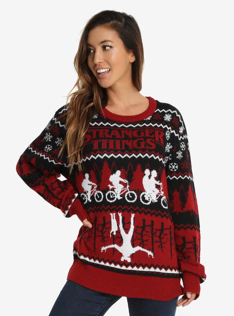 Christmas stranger hotsell things sweater