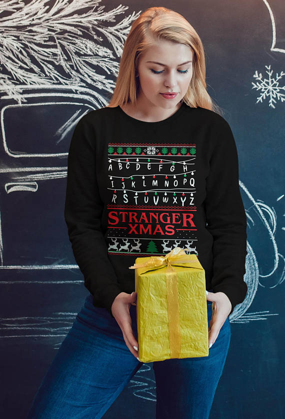 Stranger things ugly christmas on sale sweater