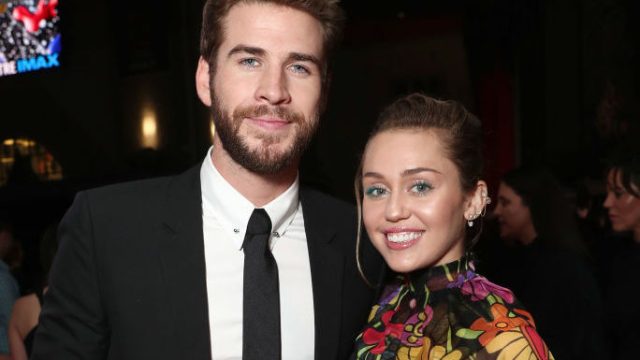Liam Hemsworth and Miley Cyrus