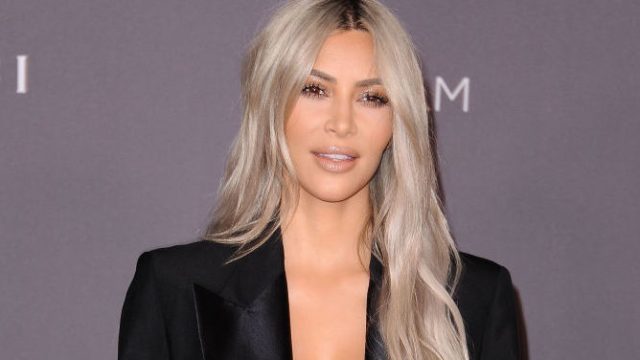 Picture of Kim Kardashian Blazer Cleavage