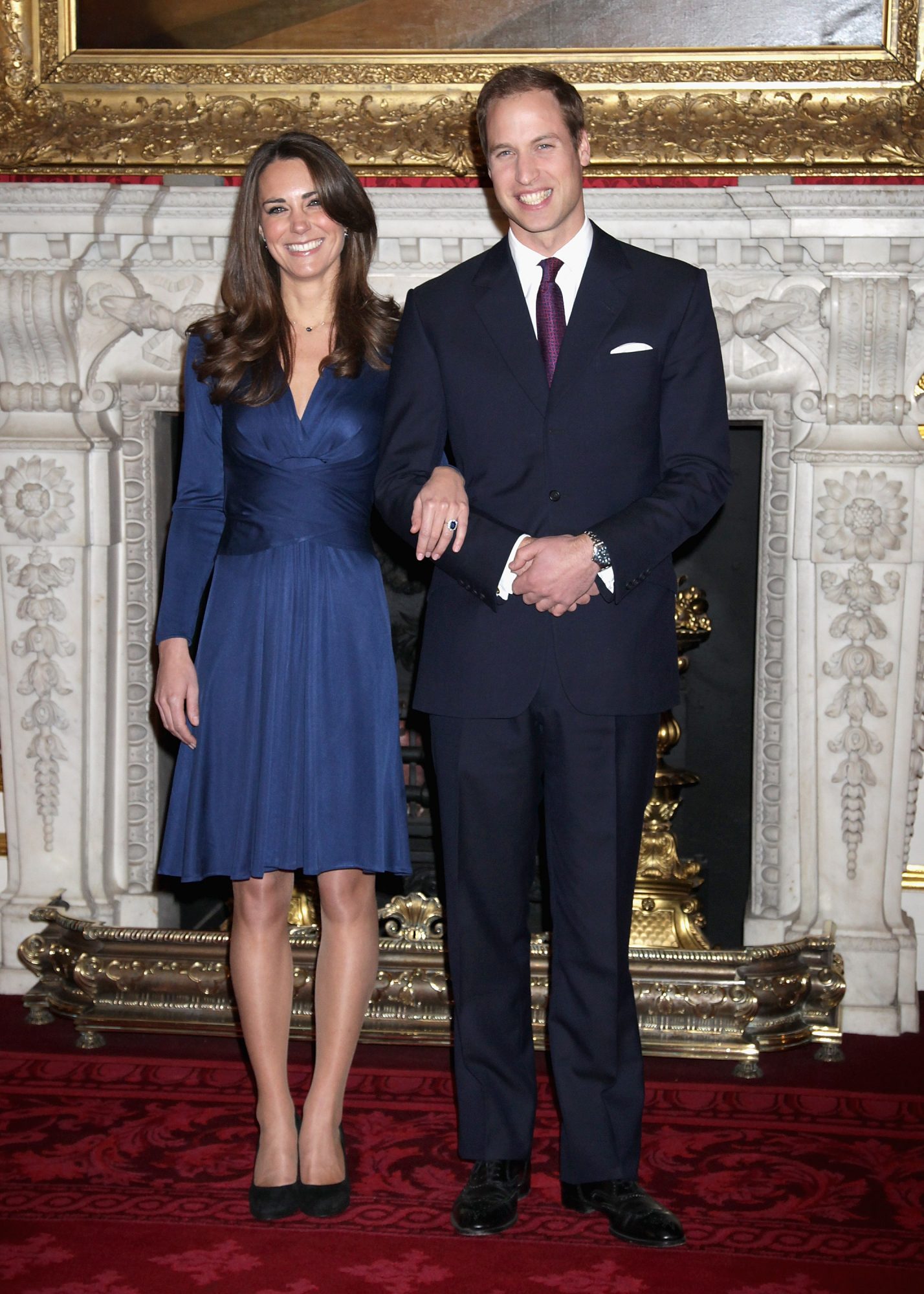 Royal blue 2024 engagement dress