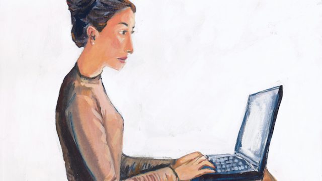 woman at work