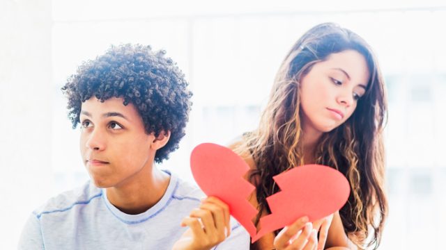 couple breaking up