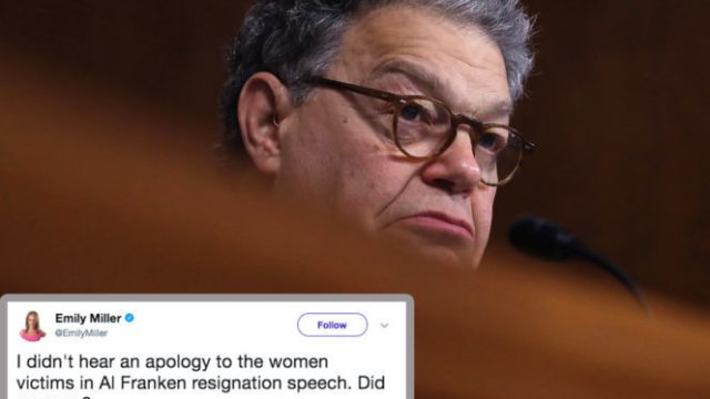 Al Franken resigns