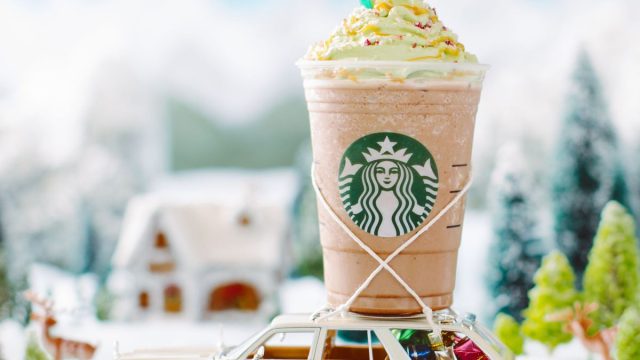 Christmas Tree Frappuccino