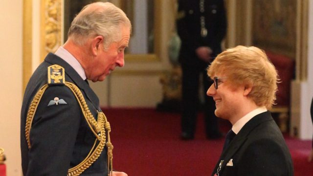 Ed Sheeran and Prince Charles