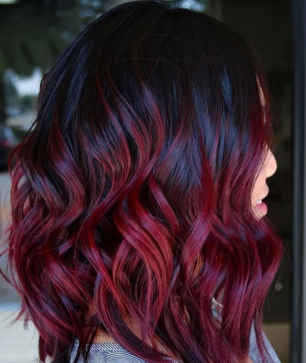 Mulled Wine hair color is making a comeback, and we want to dye our hair  dark cherry redHelloGiggles