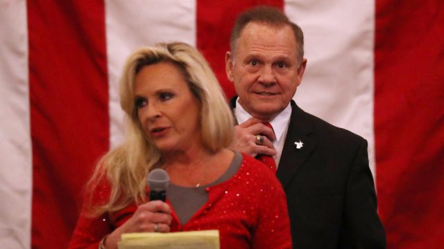 Kayla Moore and Roy Moore