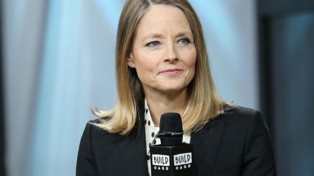 NEW YORK, NY - DECEMBER 11: Actress Jodie Foster discusses "Black Mirror - Arkangel" at Build Studio on December 11, 2017 in New York City.