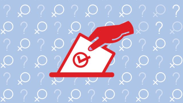 white women ballot
