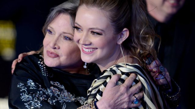billie lourd carrie fisher