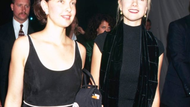 Actress Mira Sorvino with Ashley Judd