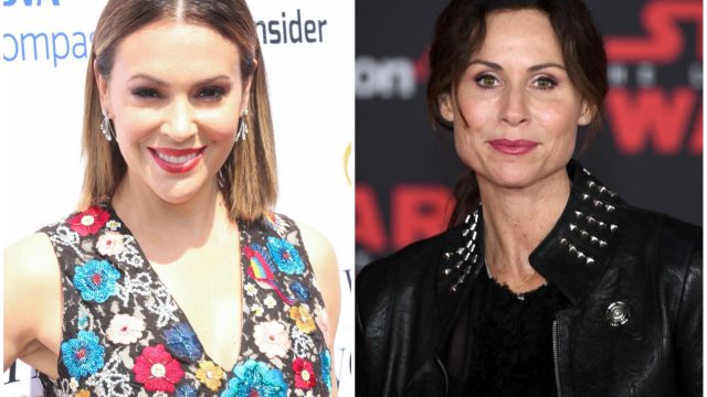 Picture of Alyssa Milano Minnie Driver