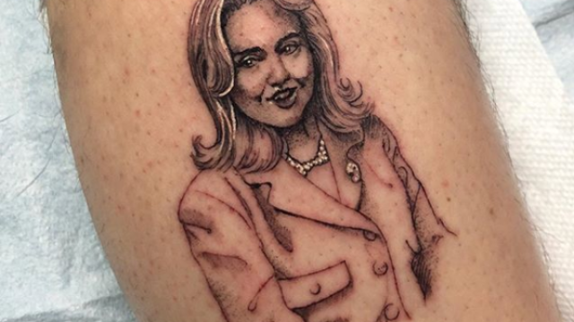 Picture of Pete Davidson Hillary Clinton Tattoo