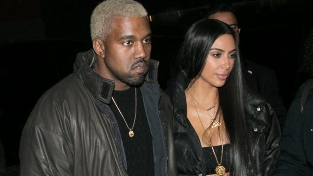 Image of Kanye West and Kim Kardashian West