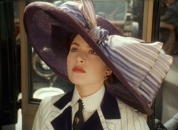 Rose Boarding Hat From Titanic Movie Black Version -  UK